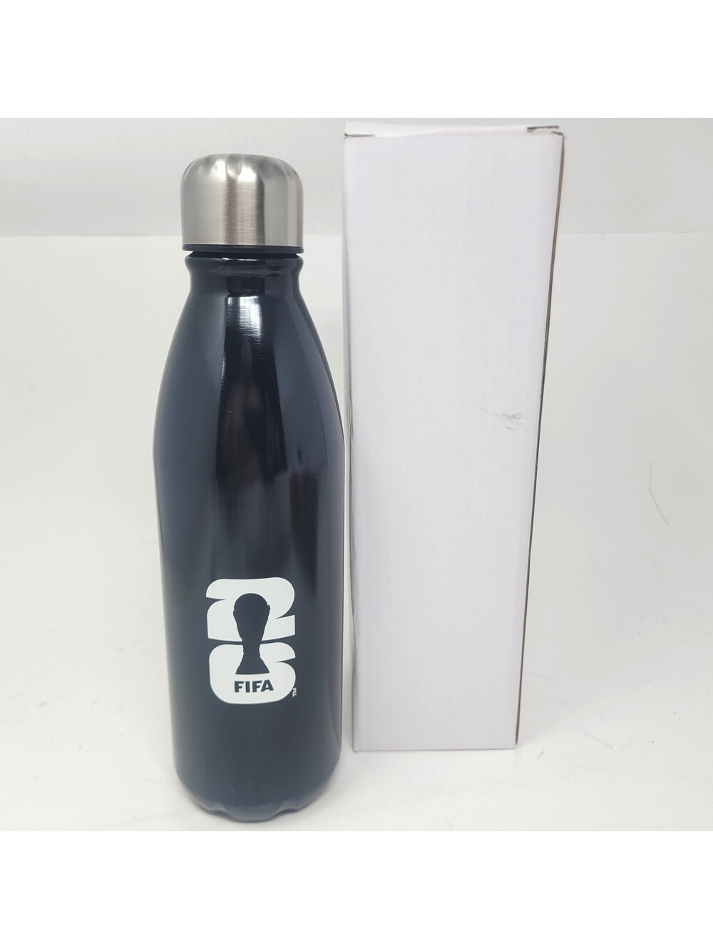 Verizon FIFA World Cup 26 Stainless Steel Water Bottle Soccer Black